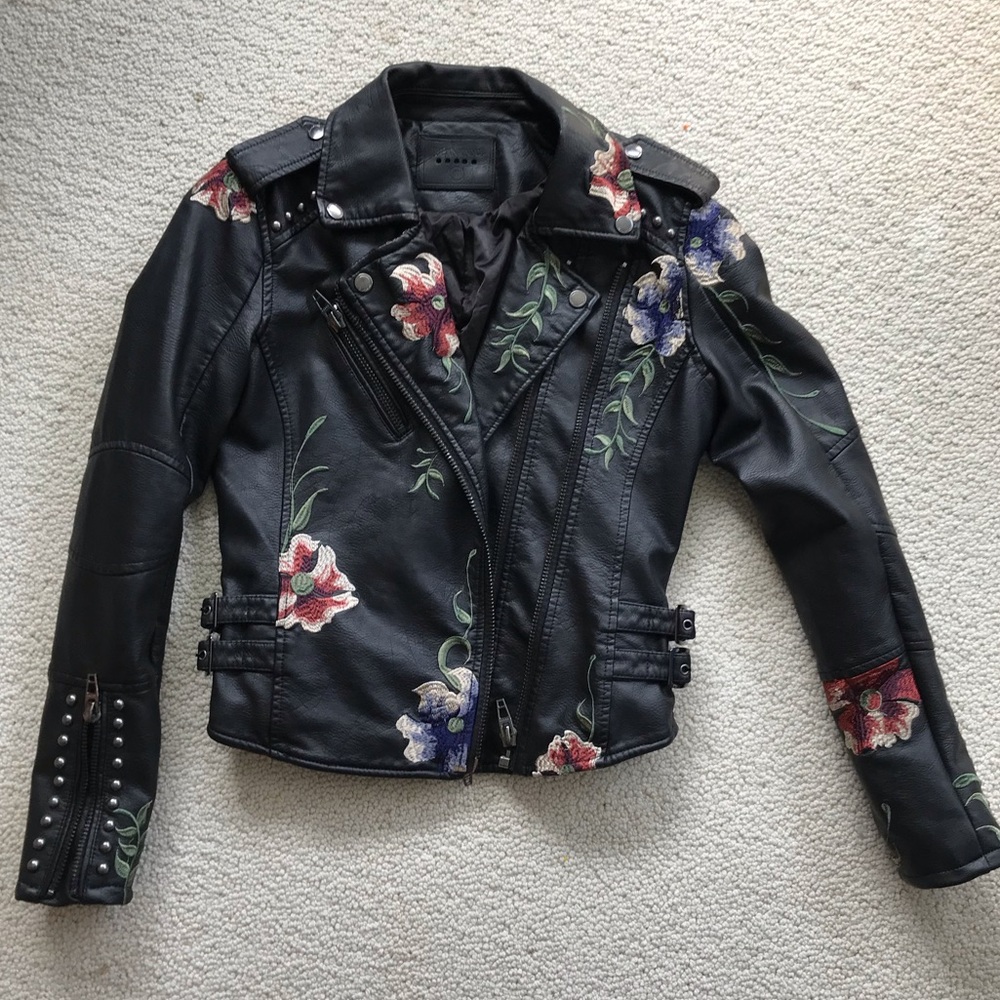 Vegan leather jacket